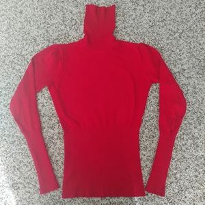 Sexy Red turtle neck